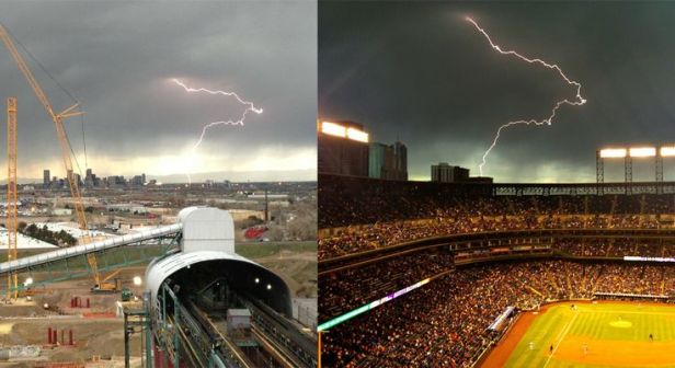 Same lighting from two different angles